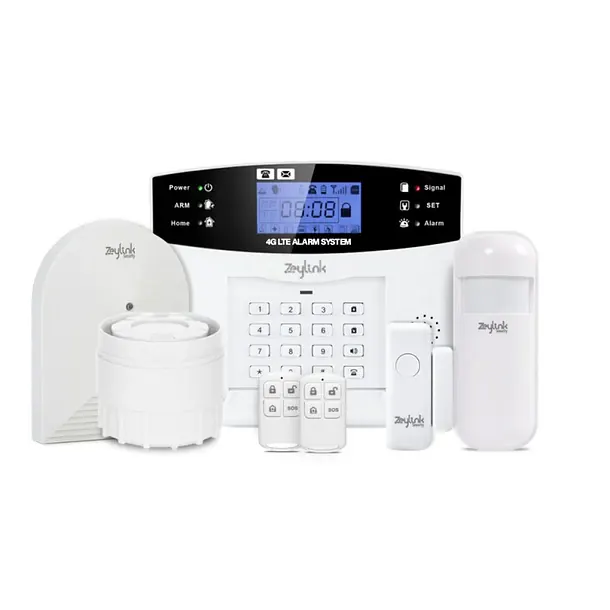 Kit de alarma WiFi y 4G con sensores